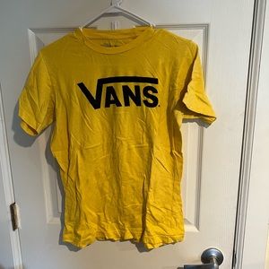 Yellow Vans T-shirt size Medium